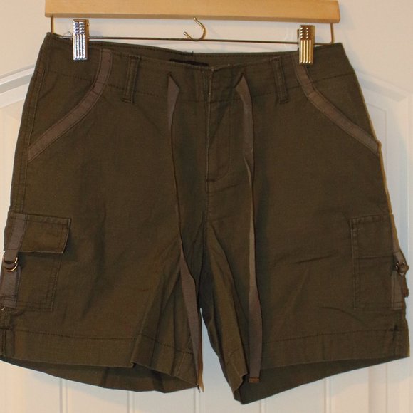Lee Cargo Shorts Green- Sz 4 - Picture 1 of 4